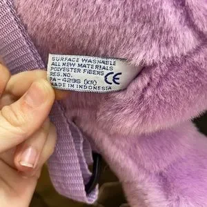 A&A | Bags | Rarevintage Aa Aurora Purple Hippo Plush 